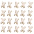thumbnail image 1 of 10Pcs X Shaped Spacer Beads with 2mm Hole Colorful Acrylic Craft Beads For Keychain Bag Charm Bracelets Jewelry Making rose red, 1 of 5