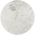 thumbnail image 4 of Meridian Furniture Genoa White Marble Dining Table, 4 of 8