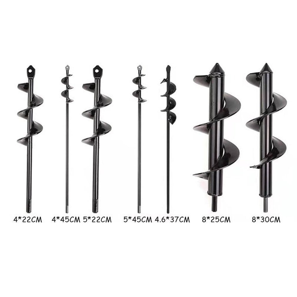 Brand New Loose Soil Drill Bit Short Rod Plant Twist Drill Yard