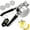 Black, variant on FANGNISN Stainless Steel Potato Ricer, 15oz Potato Masher Kitchen Tool, Ergonomic Non-Slip Grip