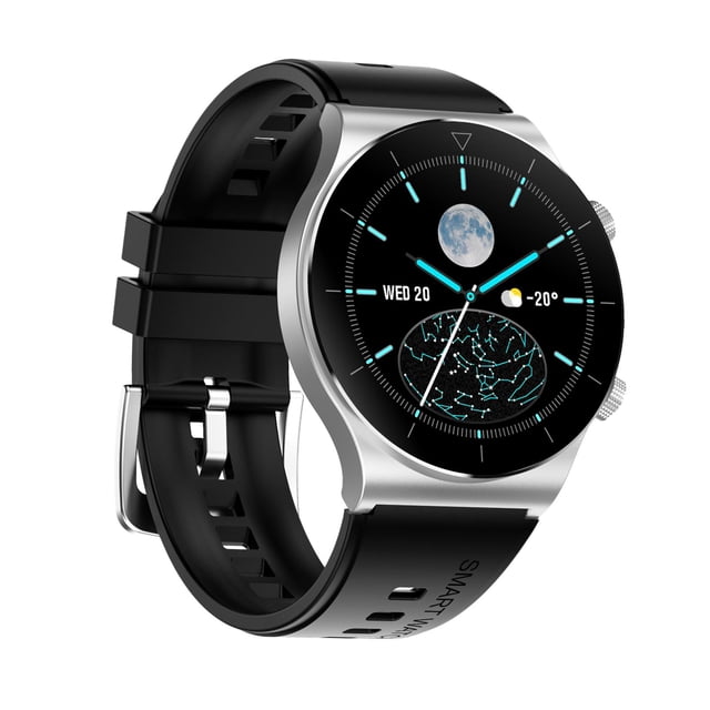 Deportes de negocios Hombres Reloj inteligente Rastreador de ejercicios a prueba Plata 02 Sunnimix Reloj inteligente bluetooth