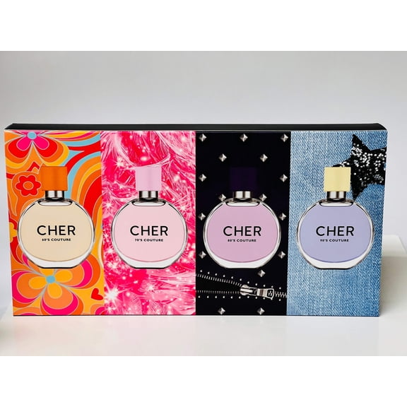 Cher Decades Collection 4 Piece Fragrance Set Eau De Parfum -1oz β¦
