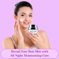 thumbnail image 4 of Crema hidratante facial nocturna Clear Beauty Colágeno 50 ml, 4 of 6