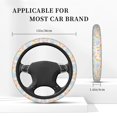 thumbnail image 3 of Uemuo Icecream Truck Printed Car Elastic Steering Wheel Cover - Universal Car Accessory for Diverse Cars Anti-Slip, and Comfortable- 15", 3 of 8