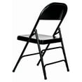 thumbnail image 5 of Black Metal Folding Chair - Sold in Sets of 4 by Chivari, 5 of 13