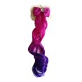 thumbnail image 2 of Xinyolin Kids Girls Rhinestone Inlaid Bow Gradient Color Wig Hair Extension Hairpiece, 2 of 5