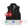 thumbnail image 3 of sususu Men's Smart Heated Vest with USB Charging Advanced 11 Warming Technology for Outdoor Winter Activities - Dark Blue, 3 of 4