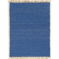 thumbnail image 2 of Contemporary Home Living 1.75' x 2.75' Reversible Handwoven Solid Area Throw Rug - Blue, 2 of 7