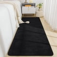 thumbnail image 1 of Alfombra Runner B BENRON Soft para dormitorio, 60 x 180 cm, color negro, 1 of 6