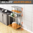 thumbnail image 2 of Bingirl Table de Travail en Acier Inoxydable avec Étagères Supérieures 30 x 24 Pouces Table de Préparation de Cuisine Robuste avec Tablette Réglable pour Restaurant Commercial Entrepôt Garage, 2 of 7