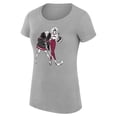 thumbnail image 2 of Women's G-III 4Her by Carl Banks Heather Gray Arizona Coyotes Hockey Girls Fitted T-Shirt, 2 of 3