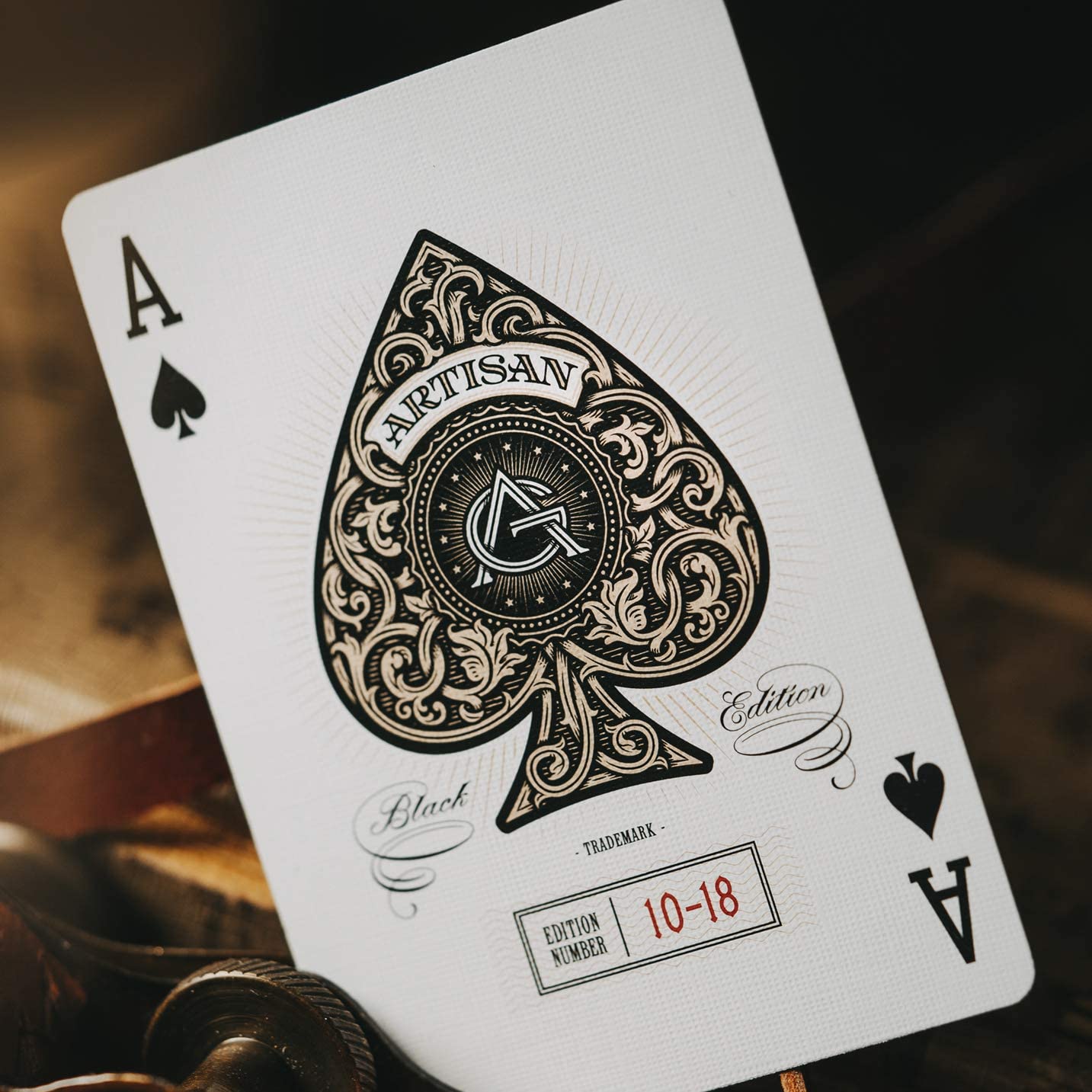 theory11 Artisan Playing Cards (Black) photo 5