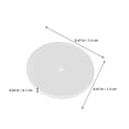 thumbnail image 2 of FOMIYES 100Ud Plano De Silicona Para Aretes Soporte Seguro Para Lóbulos Caídos, 2 of 8