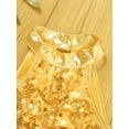 thumbnail image 6 of TSSOE Kids Girls Sleeveless Sequins Tiered Crop Top with Skirt Latin Jazz Modern Rumba Salsa Samba Gold 10, 6 of 7