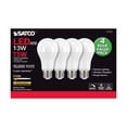 thumbnail image 3 of 4Pk - 13W A19 LED 2700K Dimmable Medium base 230 deg. Beam Angle - 75w equiv, 3 of 7