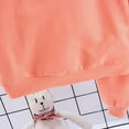 thumbnail image 5 of Duqingm Toddler Girls Outfit Sets- Cute Casual Cotton Long Sleeve Tees and Pants Kids Fall Winter Clothes (Orange,3-4 Years), 5 of 7