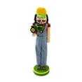 thumbnail image 3 of Figura de Cascanueces de Soldado de Navidad de 15 pulgadas de altura, Cascanueces de madera sosteniendo un auto, 3 of 9