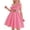 Pink, variant on ITSAME Dress for Girls, Waist-Cinching Sleeveless Ruffled One Shoulder Kids Pageant Party Formal Dress Pink 7-8T