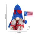 thumbnail image 3 of Figuras del Día de la Independencia, muñecos de peluche de gnomo, regalo para el 4 de julio (trenzas), 3 of 5