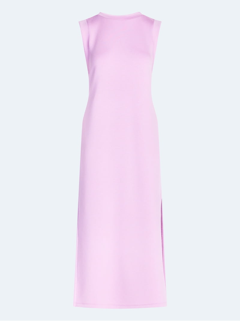 Scoop Women's and Women's Plus Scubaknit Sleeveless Maxi Dress, Sizes Xs-4x, Size: XL, Pink Scoop Women's and Women's Plus Scubaknit Sleeveless Maxi Dress, Sizes Xs-4x, Size: XL, Pink