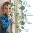 thumbnail image 3 of Blackout Kids Curtains,Cartoon Dinosaurs Childrens Insulated Curtains Set Of 2,Bedroom Essentials,Toddler Room Decor 52"x84", 3 of 5
