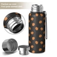 thumbnail image 2 of 20 Oz Black Fall Pumpkin Pattern Coffee Tumbler Double Wall Insulated Stainless Steel Water Bottle | Metal Reusable Thermoses Flask with Cup Cap | Leak & Sweat Proof with Anti-Dust Lid, 2 of 7
