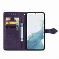 thumbnail image 2 of Feishell Embossed PU Leather Wallet Phone Case for Motorola Moto G Stylus 5G (2023),Full Protection Magnetic Clasp Flip Stand Card Slots Shockproof Protective Cover with Hand Strap,Purple, 2 of 4