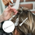 thumbnail image 2 of 8 pinzas profesionales de peluquería, de metal, para separar el corte de pelo, sin dejar rastro, para peluquerías y tiendas., 2 of 7