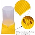 thumbnail image 4 of Distributeur d'Eau d'Abeille Distributeur d'Eau d'Abeille Équipement d'Apiculture Eau Entrée en Plastique Nid d'Abeille Alimentation d'Entrée d'Abeille 3 Pièces,, 4 of 5