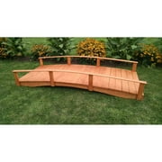 A and L Furniture Cedar Oriental Garden Bridge