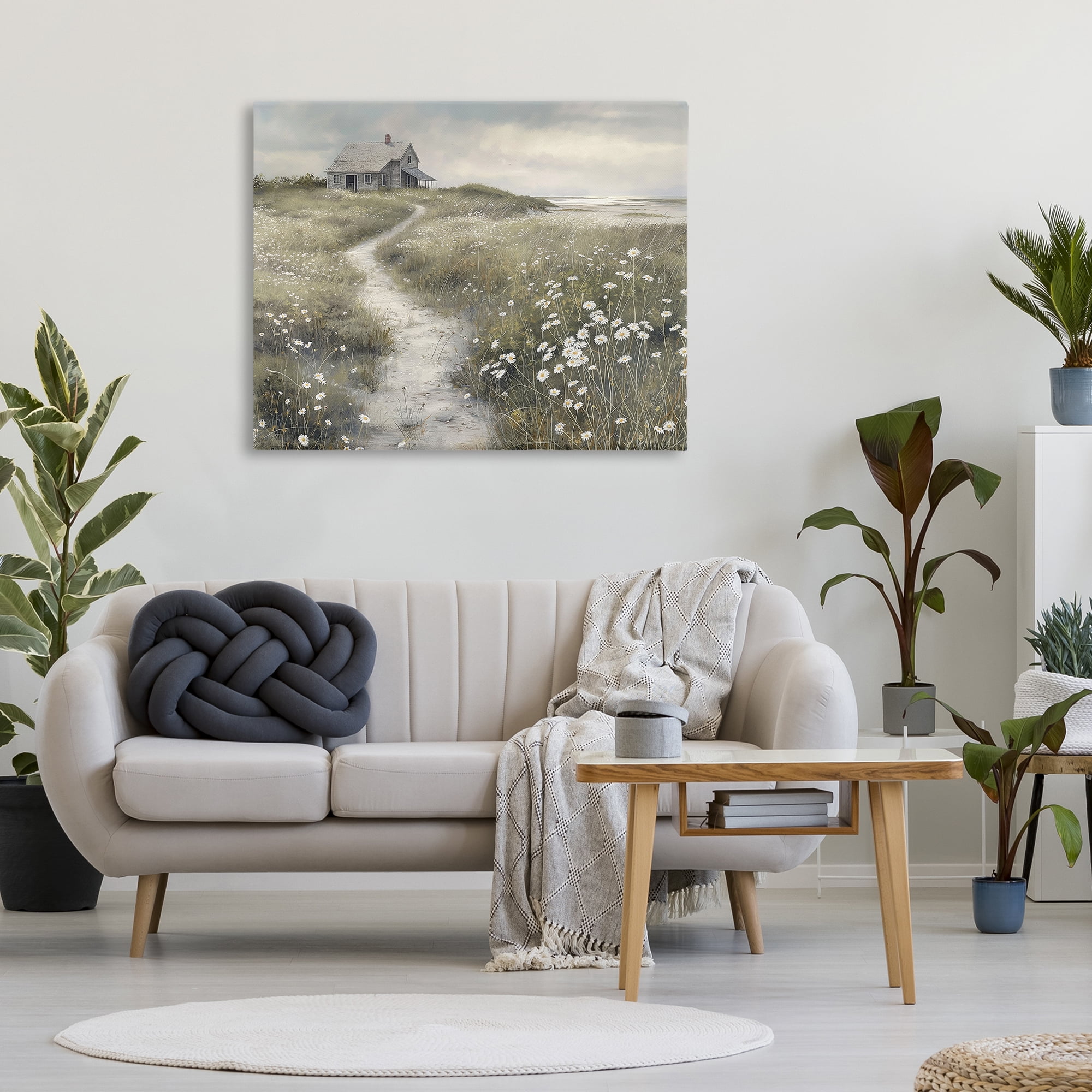 Stupell Industries Pathway To Coastal Cottage Canvas Wall Art, design by Imagine It Images