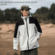 thumbnail image 5 of Chaqueta de caparazón suave para hombre, chaqueta fina para exteriores, para montañismo, resistente al viento, impermeable, para deportes, senderismo, chaqueta con capucha para hombre, 5 of 5