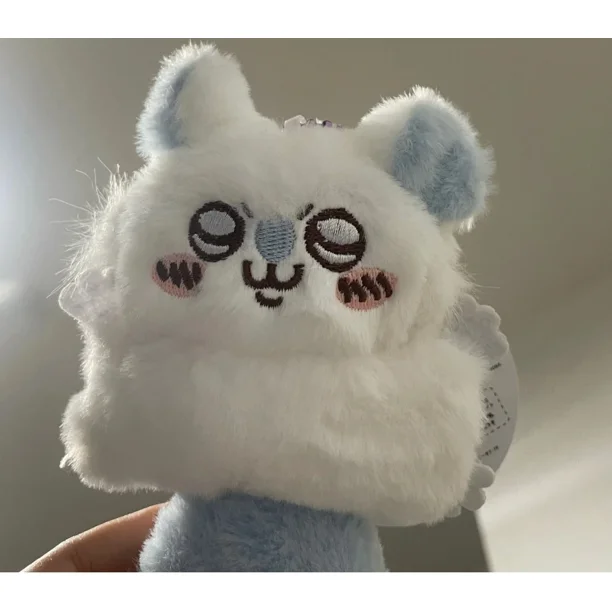 Nuevo llavero con colgante de felpa Kawaii de 6 estilos Ins ハ チ ワ レ ち い か わ llavero de juguete de peluche bolso colgante con dije regalo de cumpleaños para niña
