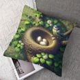 thumbnail image 7 of nygtbtfer Throw Pillow Covers Vintage Bird Nature Floral Home Decor Pillowcase Square Cushion Cover for Sofa Bed Couch，Multi-Size White, 7 of 7