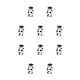thumbnail image 2 of Pegatinas de pared Billuyoard 006 seis a prueba de agua para interruptor de luz, 2 of 6