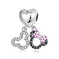 thumbnail image 1 of Colgante de plata de ley 925 Original para Pandore, pulsera artesanal, regalo para mujer, Anime, Disney, Lilo & Stitch, familiar, 925, 1 of 4