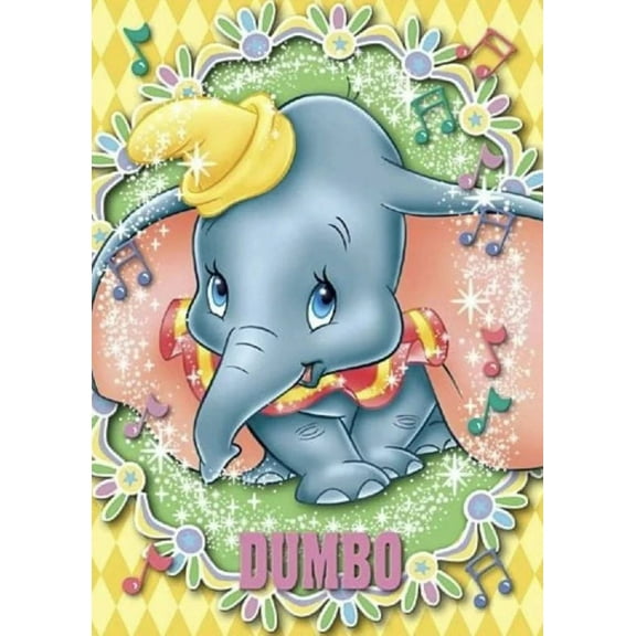 Dumbo Diamond Art DIY 5D Diamond Painting Kits for Adults and Kids Full Drill Arts Craft by Number Kits for Beginner Home Decoration 12x16 inch