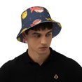 thumbnail image 6 of Kdxio Reflective Bucket Hat - Cute Puffer Fish Print Bucket Hat for Men,Women, 6 of 9