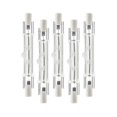 thumbnail image 1 of 5 Pack R7s 118mm 300W 230V Halogen Bulbs, Dimmable Linear Lamps for Construction, 1 of 5
