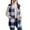 Blue, variant on Girls Fleece Vest Kids Plaid Fuzzy Sherp1 Open Front Shacket Lightweight Sleeveless Jacket Teens Trendy Warm Outwear