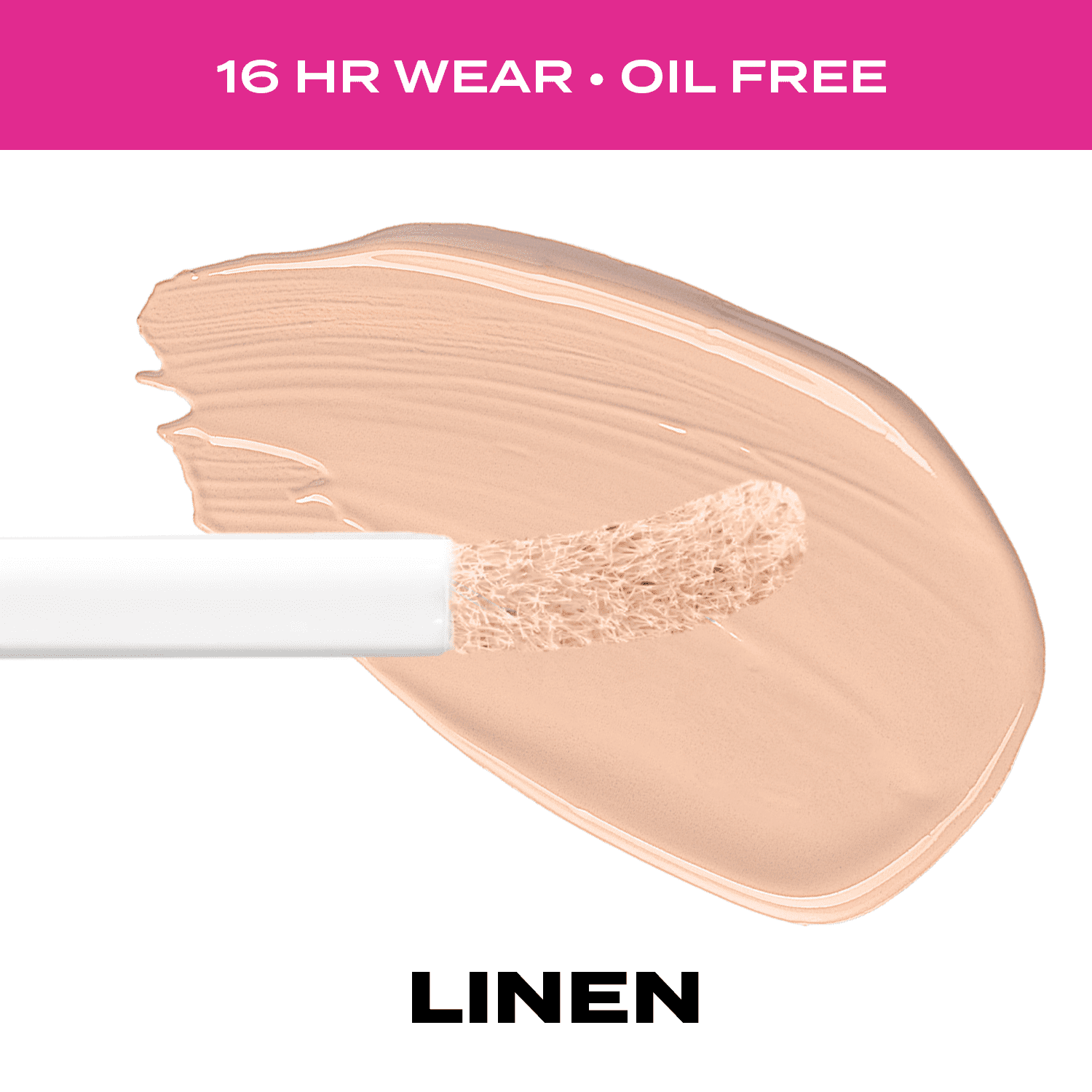 Hard Candy Glamoflauge Full Coverage Foundation, 1503 Linen, Oil-Free, 20 mL