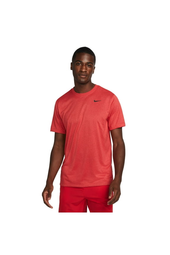 Men's Nike Dri-FIT Legend Fitness Tee Color: Sport Red Clay Black Size: L