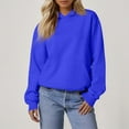 thumbnail image 2 of LHVUOA Womens Hoodies Oversized Sweatshirts Hoodies Fleece Sweatshirts Long Sleeve Winter Sweatshirts Pullover Fall Outfits 2024 with Pocket, 2 of 6