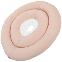 MLINS Soft Adjustable Dog Cone Collar for Pet Recovery After Surgery Beige Cloth Lightweight and