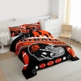 thumbnail image 3 of Erosebridal Football Bedding Set Full Size Cleveland Comforter Set American Football Gifts for Football Fans Women Men Football City Comforter Rugby Sports Duvet Set Bedroom Decor, 3 of 7