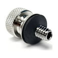 thumbnail image 2 of Krator Silver Seat Bolt Screw Knurled Seat Cover Bolt Compatible with Harley Davidson Electra Glide Ultra Classic FLHTCU, 2 of 4