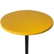 thumbnail image 5 of Mantel redondo incorporado, mantel de poliéster impermeable para banquetes de catering. Amarillo, 5 of 8