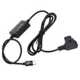 (2Pack) Type C Input to D Tap Output Charging Cable Camera Battery
