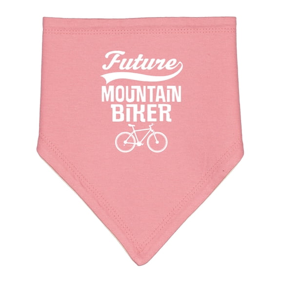 Inktastic Future Mountain Biker Baby Bandana Bib