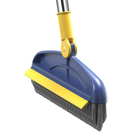 

Leking 2 In 1 Floor Scrub Brush with Squeegee Telescopic Handle 2 In 1 Scrape Brush Multifunctional Grout Cleaner Brush for Baseboard Bathroom Kitchen Floor Crevice excellently
